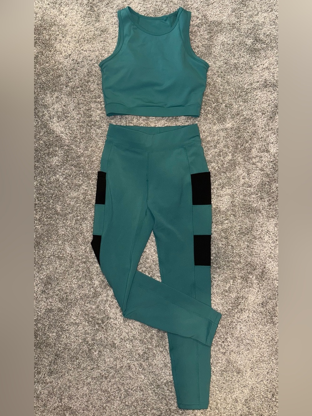 POP Fit teal workout set